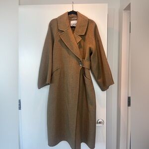 Ganni wool blend coat